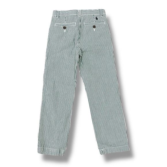 Polo Ralph Lauren Boys Size 7 Green Striped Cotton Seersucker Pants Preppy - Picture 6 of 6